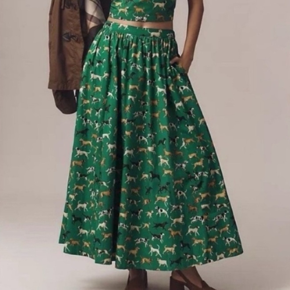 ISO The Jacie Poplin Skirt by Maeve M